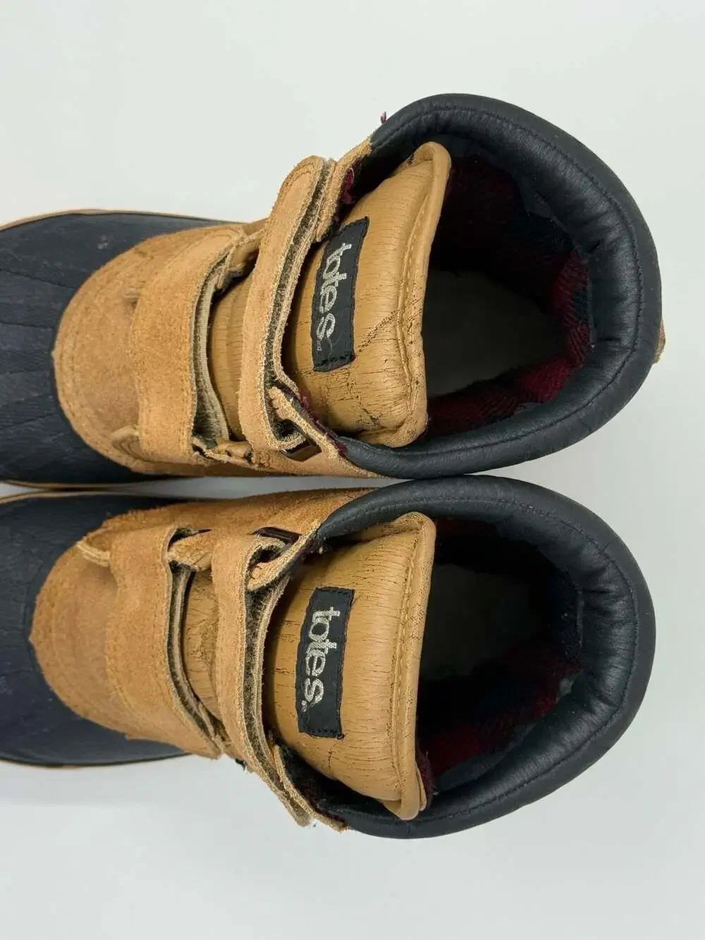 Vintage Totes Men's Thermolite Insulation Leather Duck Boots with Velcro Straps